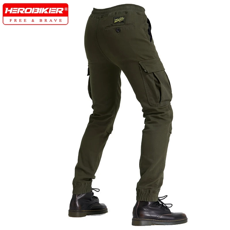오토바이 바지 남성용 모터사이클 카고 팬츠 레이싱 팬츠 멀티 포켓 여성용 여행..