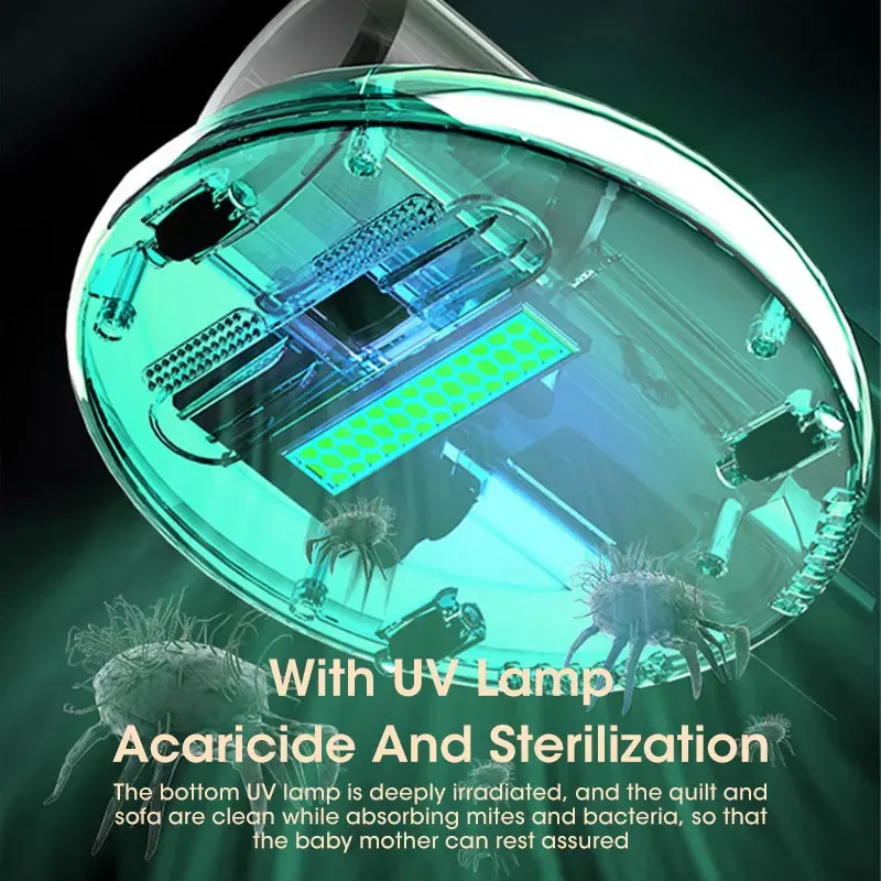 Portable Mite Removal Wireless Vacuum Cleaner Cordless Anti Remover Wireless Dust Mite Controllers Pillow Bed Vacuum Cleaner