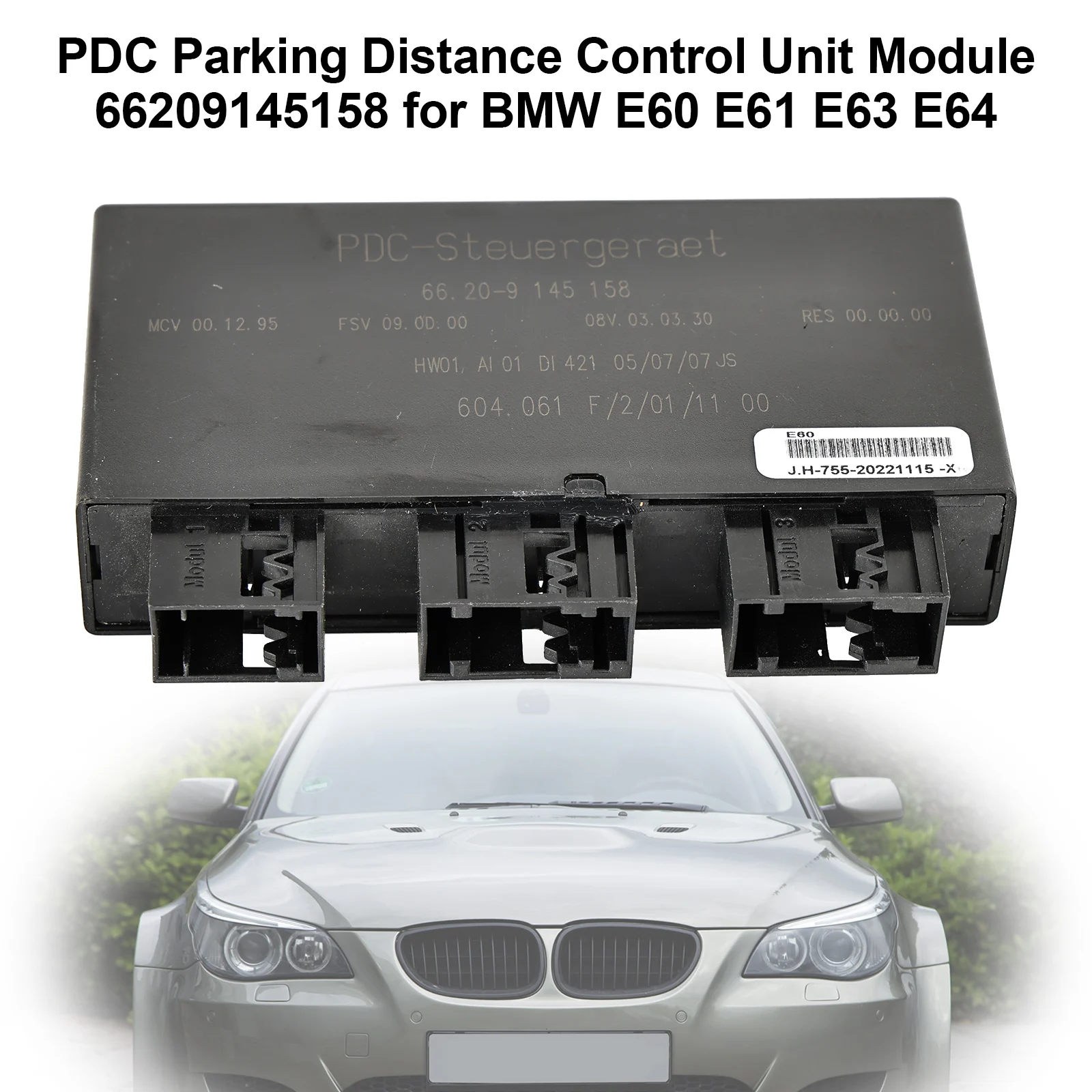 

Модуль управления парковочным расстоянием Areyourshop PDC 66209145158 для BMW E60 E61 E63 E64