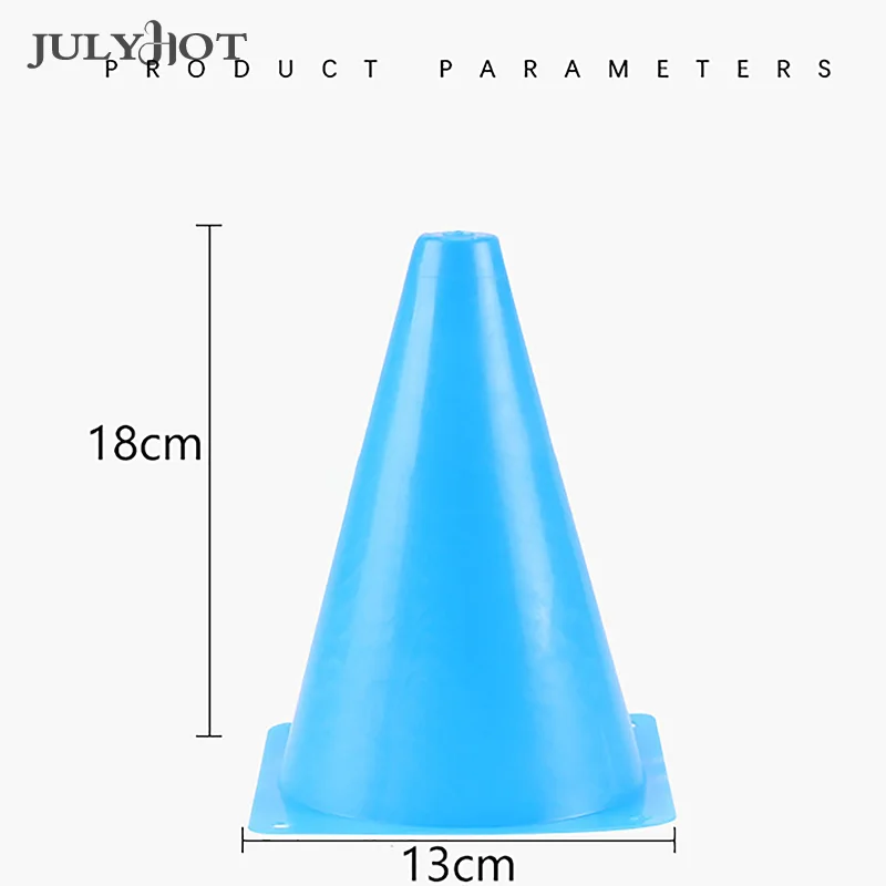 18 cm de treinamento de cone de futebol marcador de cones esportes