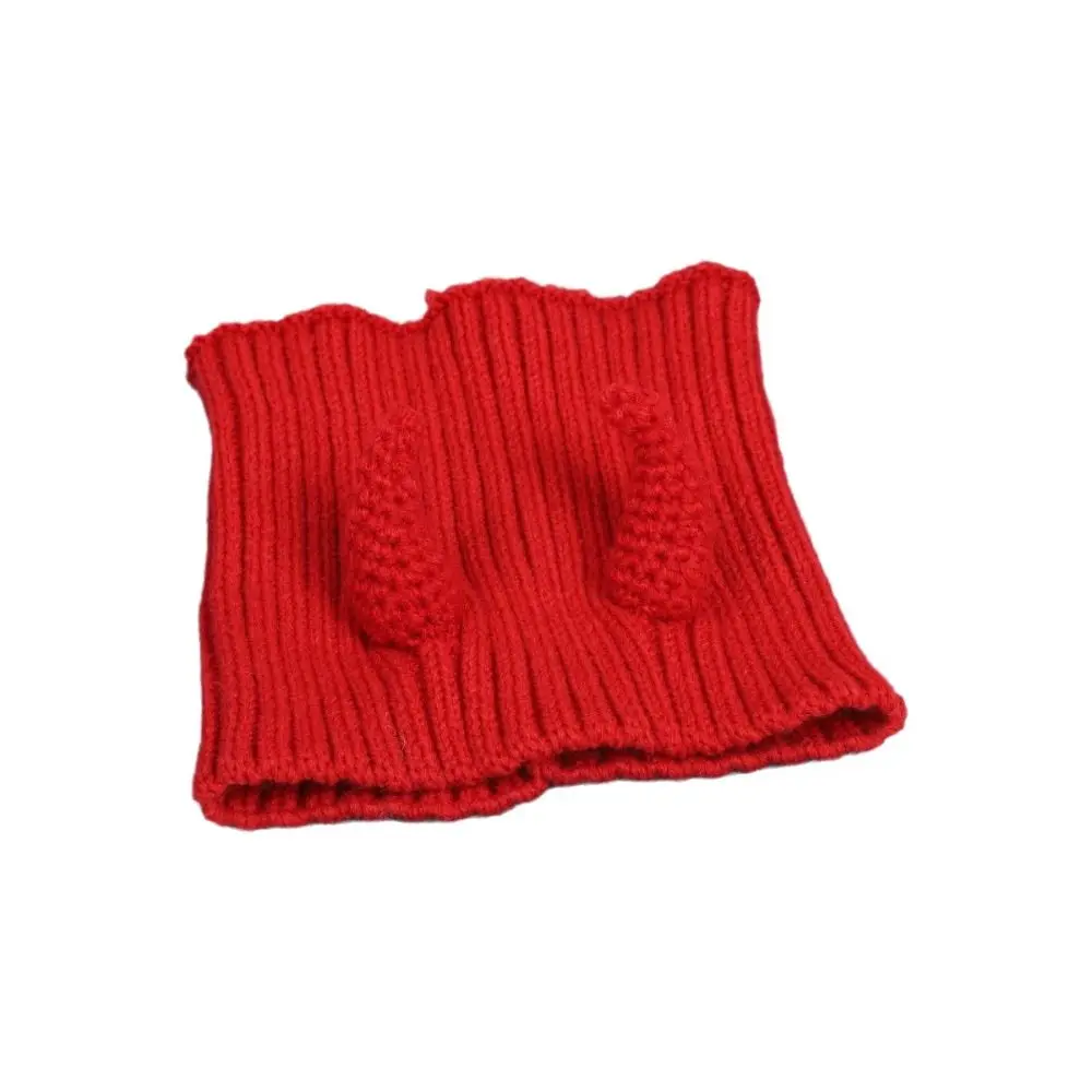 Cute Warm Dog Head Cover Soft Cartoon Pet Knitted Hat Comfortable Fashion Dog Decorative Hat For Dogs