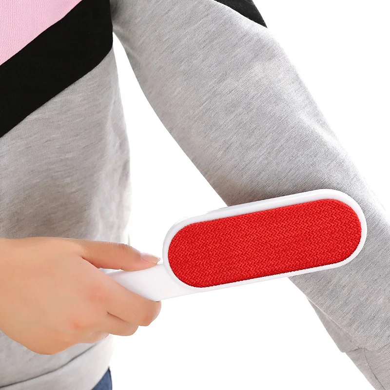 Self-cleaning Lint Sticking Roller 2 Sides Dedusting Brush Pet Hair Remover Brush Removing Dog Cat Hair from Sofa Carpet Clothes