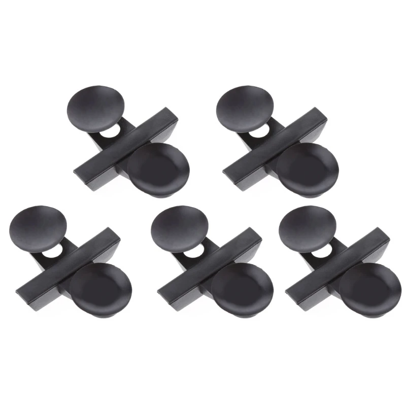 

5Pcs Aquarium Dividers Clips with Suction Cups Black Soft Sucker Holders for Fish Tanks Divider Support Clip Bracket