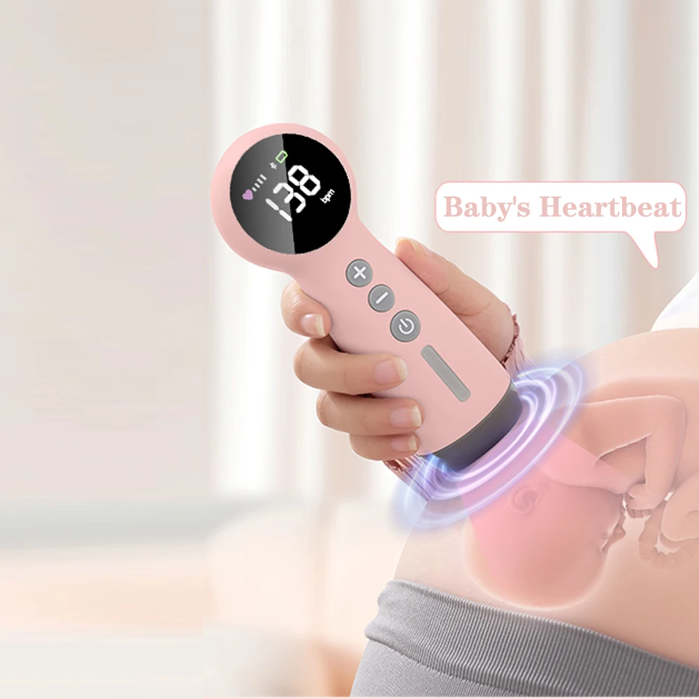 3.0Mhz Doppler Ultrasuoni Fetali Smart Fetal Heart Monitor Dati Del Battito Cardiaco Del Bambino Incinta Tecnologia Dsp Alta Precisione
