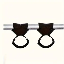 Enhanced Red Tension Support & Wrist Strap Set for Fitness and Strength Training (Black)