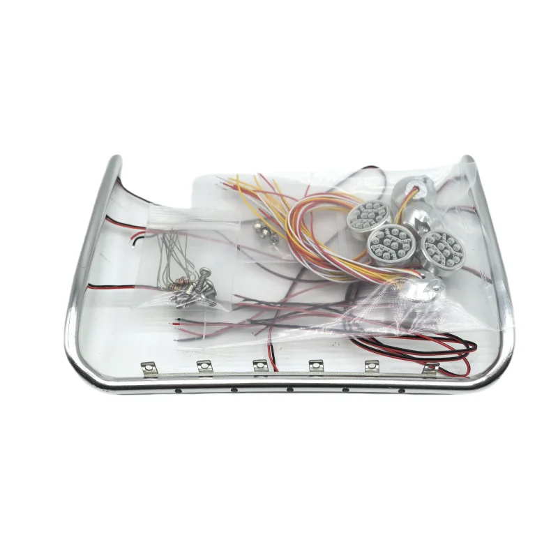 Front Dome Spotlight for Tamiya 1/14 RC Truck Scania 770s 56371 r620 r730 56323 Tractor Trailer Degree LED Roof Light DIY Parts 6