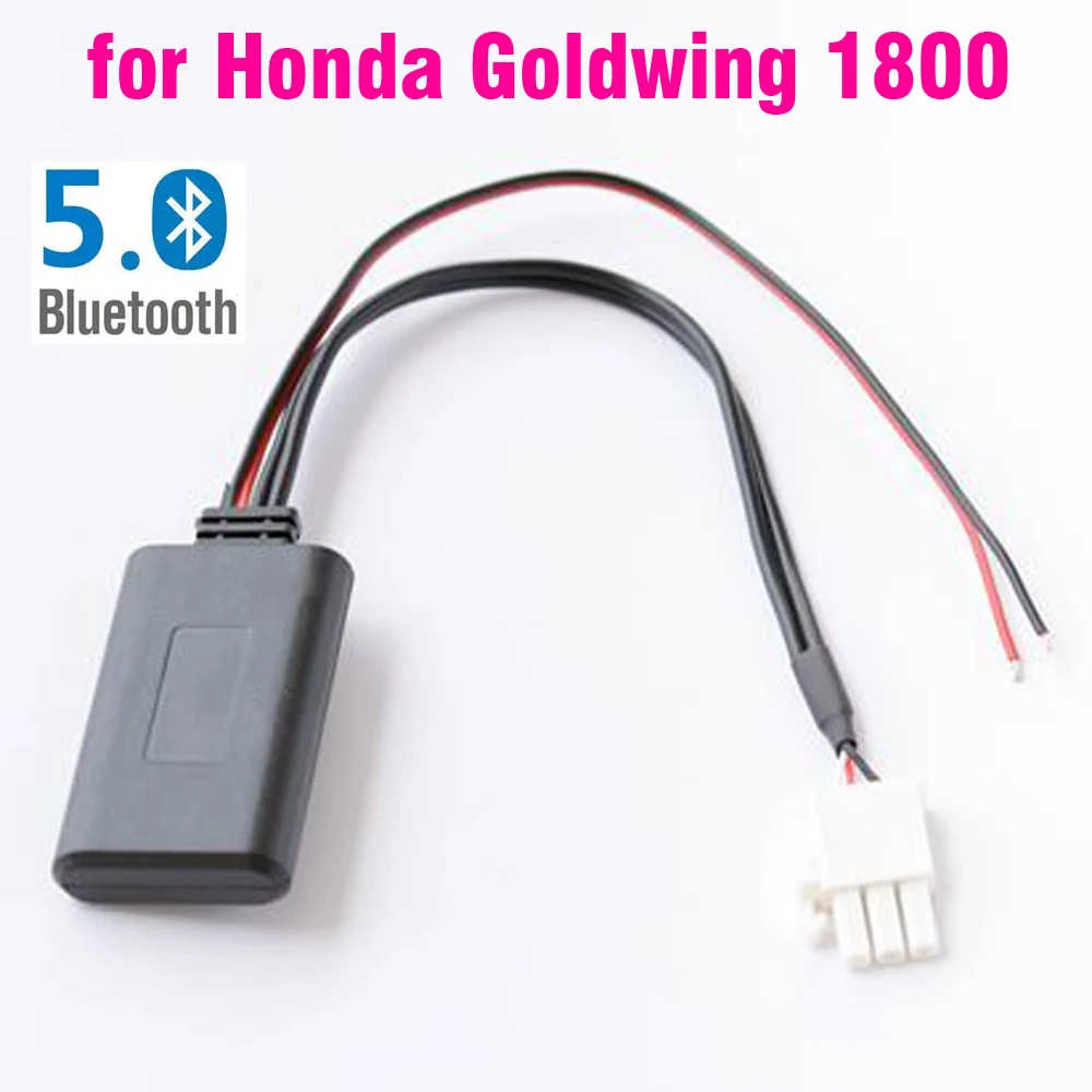 Motorcycle3pinbluetooth50WirelessAdapterStereoMusicForHonda