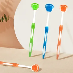 Silicone Tongue Scrap Brush Cleaning Scraper Food Grade Single Oral Care To Keep Fresh Breath