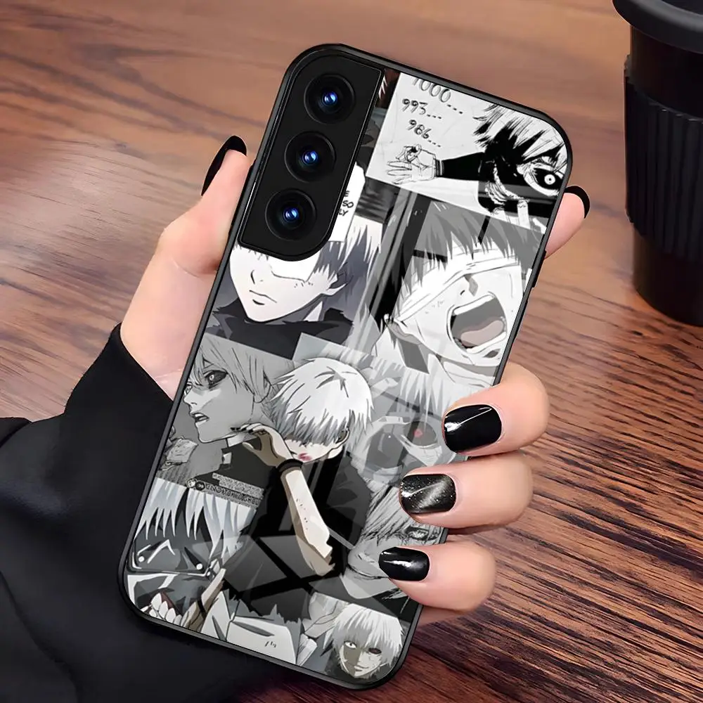 T-Tokyo Anime Ghoul Shockproof Glass Phone Case