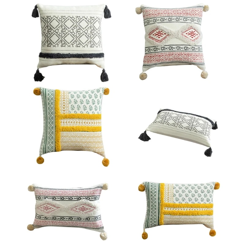 

Nordic Pillowcase Tufted Pillow for Case for Home Decoration Cushion Cover