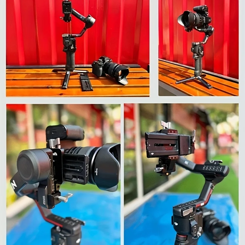 Camera Handheld Stabilizer RS3 Vertical Camera Mount Handheld Stabilizer Compatible with DJI RS 2/RS 3/RS3 PRO for Social Media DJI Stabilizer Accessories