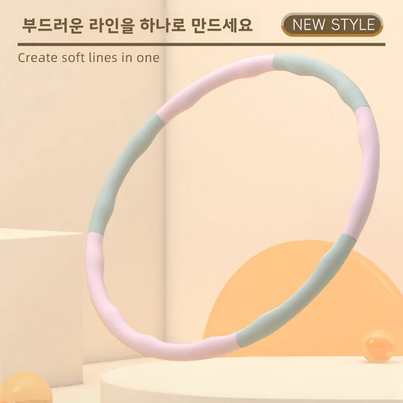 피트니스 훌라후프 여성용 분리형 체중 감량 복부 슬리밍 운동기구 (코어 강화 ..