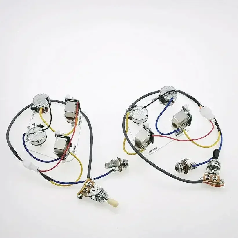 Yue Yun Music Store-1 세트 일렉트릭 기타 픽업 배선 하네스 푸시 풀 스위치 전위차계-핫 세일