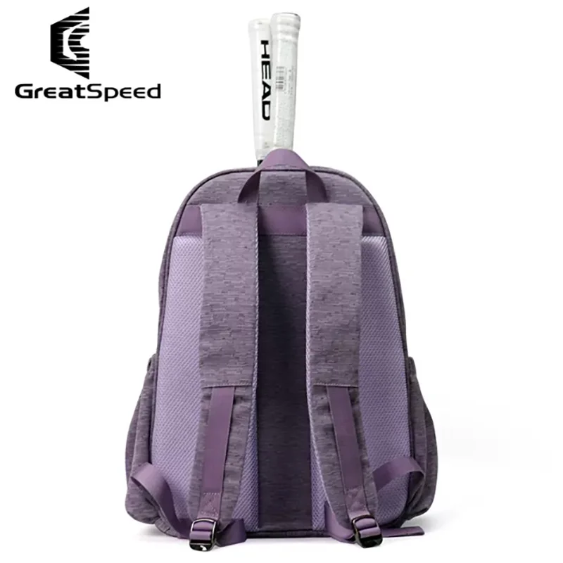 GREATSPEED Tennis Badminton Raquet Sports Bag Can Hold 2pcs Rackets Men Women Adult Shoulder Backpack 6