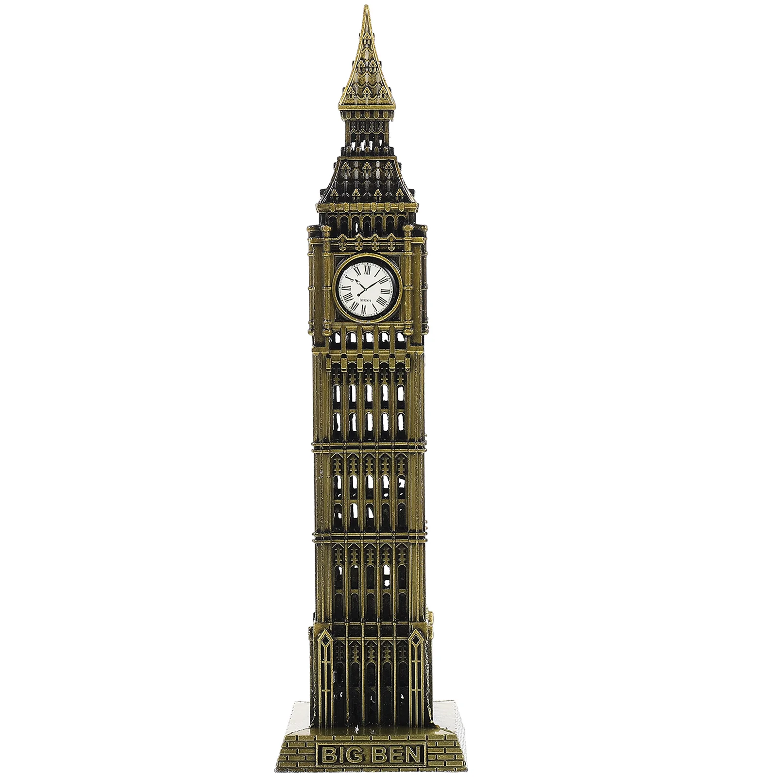 Big Ben Model Sculture Decorative Da Costruzione Miniature Da Tavolo Figurine Architettoniche In Resina Blocchi