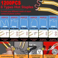 Upgraded 220W / 50W Plastic Welder 2 in 1 Plastic Welding Kit Hot Stapler Soldering Gun Car Bumper Repair Kit for Plastic Repair 2