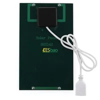 Panneau solaire USB 5V, Portable, étanche, pour randonnée en plein air, Camping, chargeur solaire pour téléphone, batterie externe, petits appareils 3