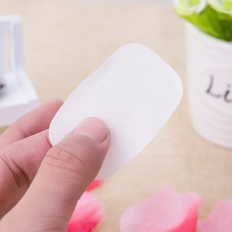 20 Pcs/Box Disposable Soap Paper Traveling Hand-washing Cleaning