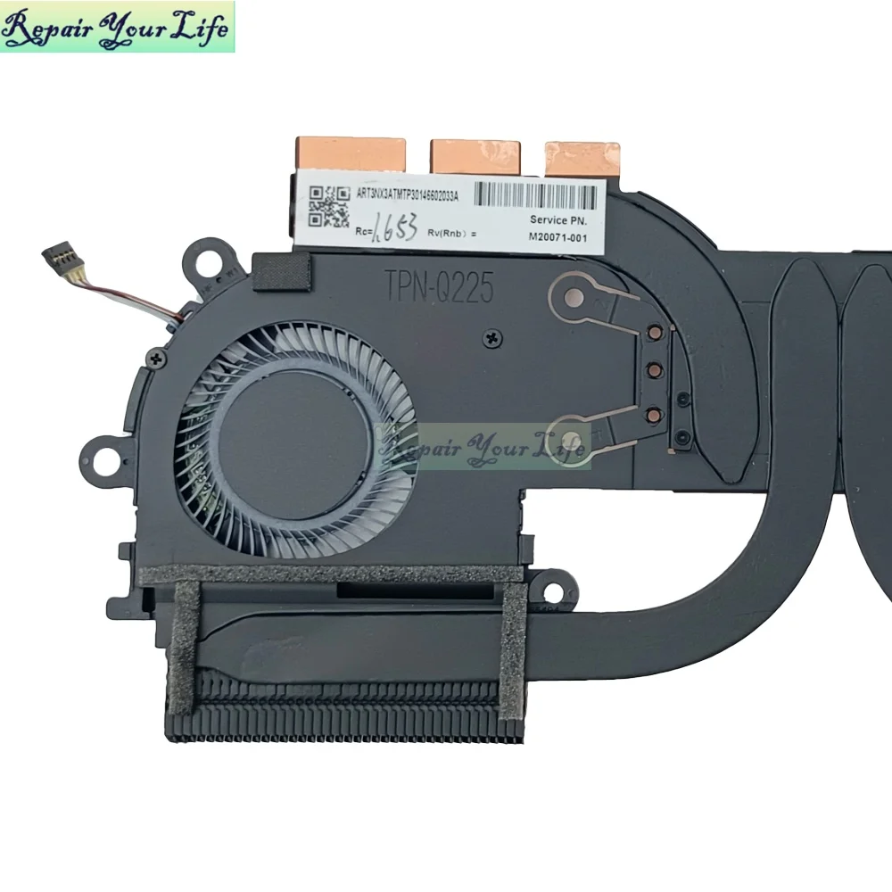 térmico, dissipador de calor, HP Spectre 13-AW,