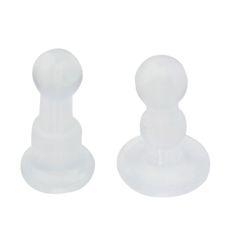 

50Pcs Earring Backs Earring Stoppers Clear Rubber Clutch Earring Backs