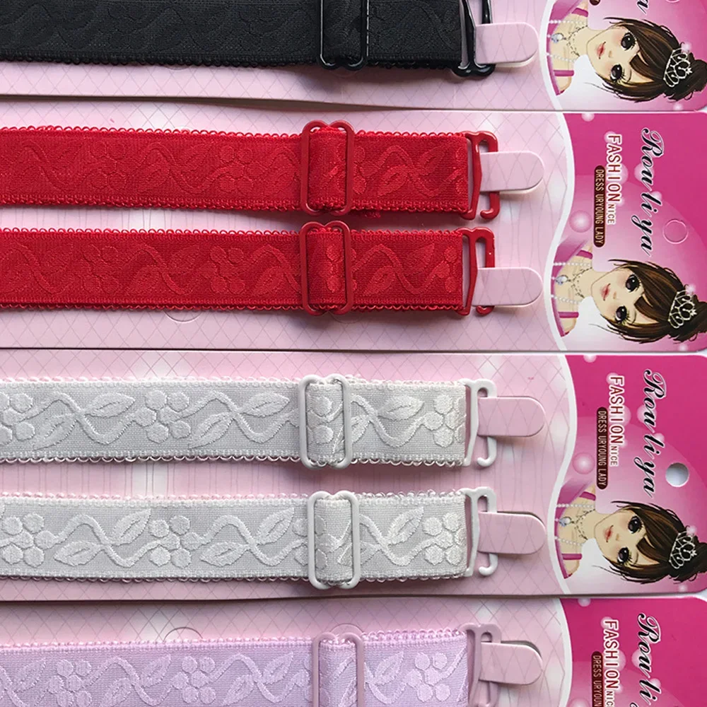 Women's Slip-Resistant Double Shoulder Bra Straps - Elastic Lingerie Accessories