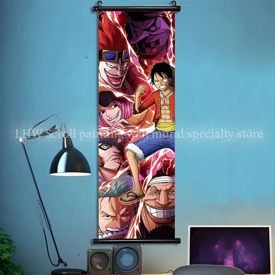 High-Definition One Piece Character Wall Art - Classic Decoration