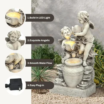 30 Inch Outdoor Water Fountain 1