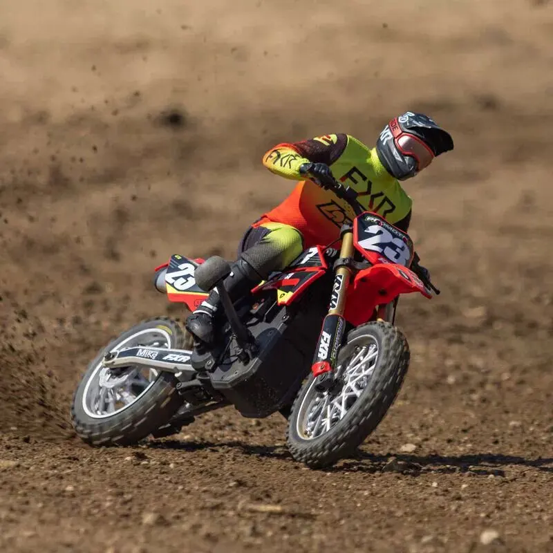 Coche modelo RC Losi 1/4 Promoto MX motocicleta de control remoto carreras todoterreno sin escobillas RTR