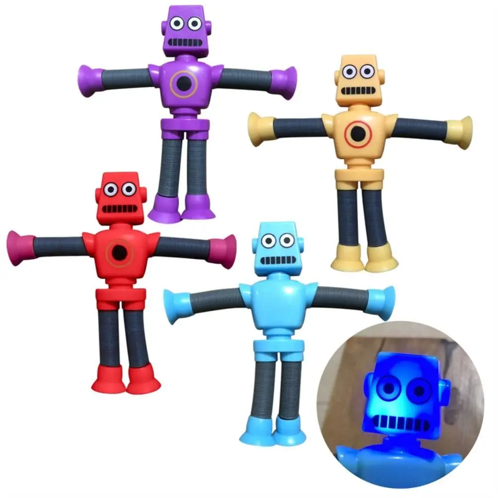 

Interactive Stretch Tube Toddlers Spring Telescopic Suction Cup Robot Pop Tubes Toy Fidget Toys Montessori Sensory Toy