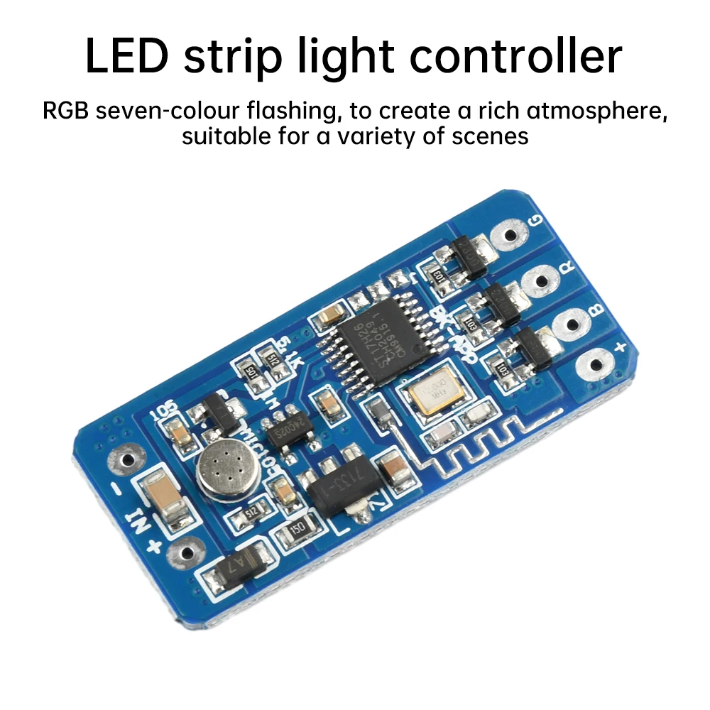 DC5-12V RGB Flashing Light Module LED Strip Light Controller Color Changing Ambient Lights Phantom Module