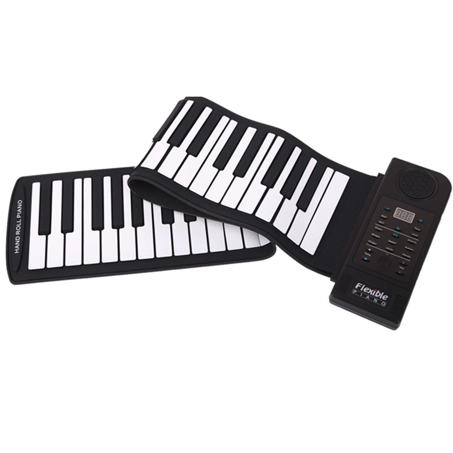 Flexible Silicone Roll Up Keyboard 88 Keys USB Portable Foldable