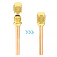 20แพ็ค1/4 "SAE บริการการเข้าถึงวาล์วหมวกเครื่องปรับอากาศทำความเย็น 4
