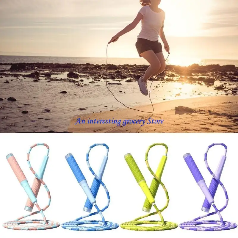 652d Verwicklungen Freigabes Segmented Seil, Fitness -Sprungseil für Kinder Mann und Frauen – Detail 1