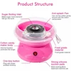 WHDPETS Cotton Candy Machine Professional 110V/220V Electric EU/AU/US/UK Plug Automatic Portable Cotton Sugar Machine Maker 4