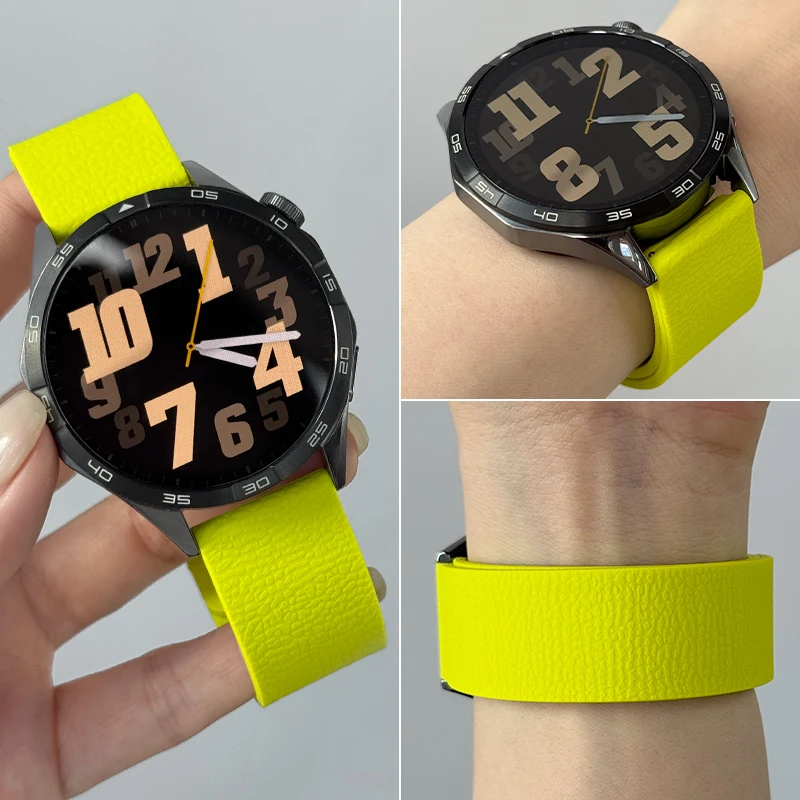 Magnetic Silicone Bracelet Watch Strap - Available in Multiple Sizes