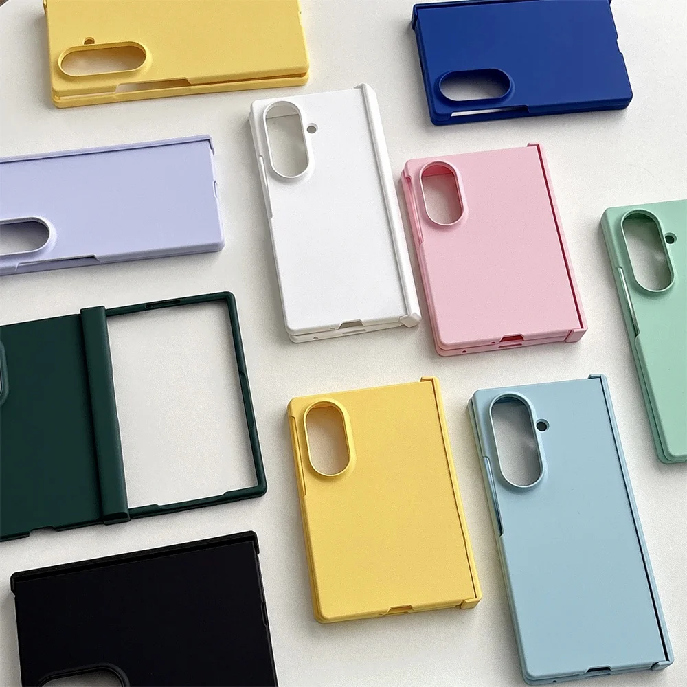 Shockproof Premium Hard PC Phone Case - Candy Color Hinge Full Protection Cover