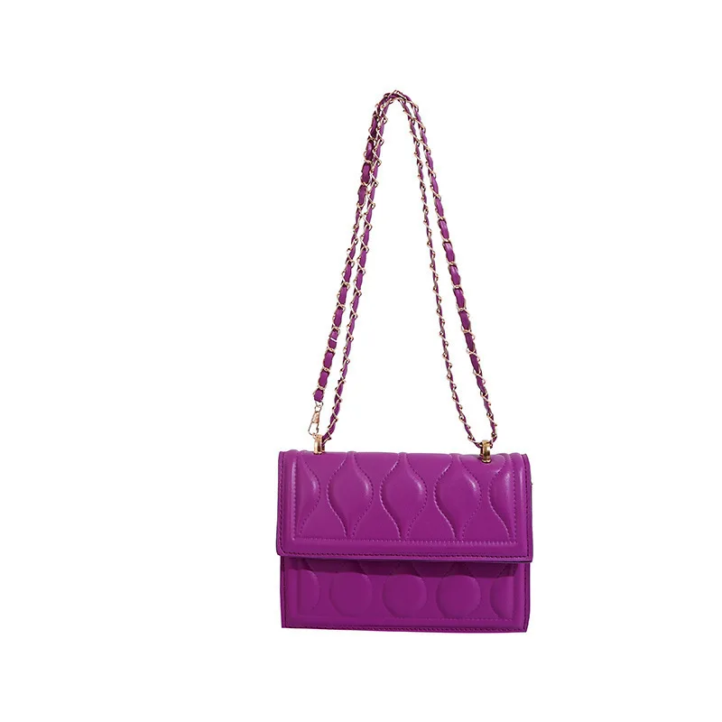 thumbnail image 1 of Bolso de hombro para mujer, versátil, de alta gama, con cadena, sencillo, con forma de cruz diagonal, en relieve, nuevo modelo, para mujer que viaja al trabajo, 1 of 5