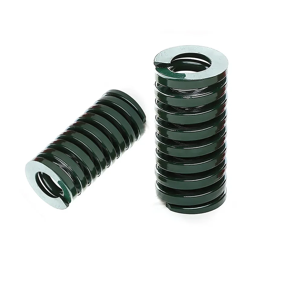 Molla di compressione, molla per stampi per carichi pesanti (verde) 2 pezzi OD 25 mm ID 12,5 mm adatta per stampi per stampi, stampi per pressofusione di metallo, stampi in plastica(TH25*50mm