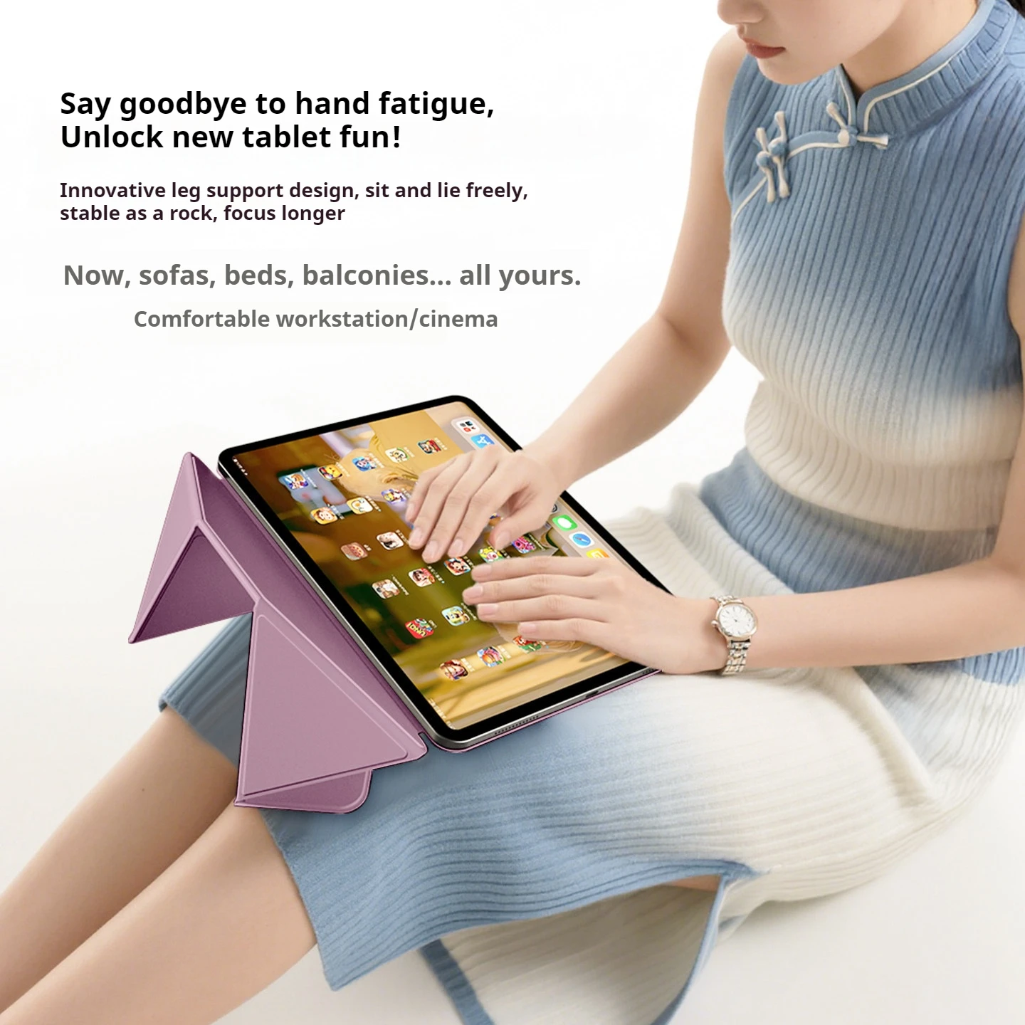 Magnetic Smart Cover with Separable Sleep Feature