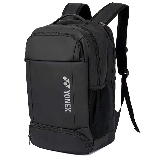 Badminton Shoulder Bag - Water Resistant Nylon Sport Bag With Laptop & Racket Compartments, Multiple Pockets