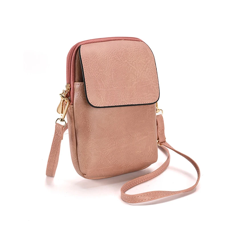 Small Crossbody Bags Cell Phone Purse for Women PU Leather Mini Messenger Shoulder Handbag Bag Drop Shipping