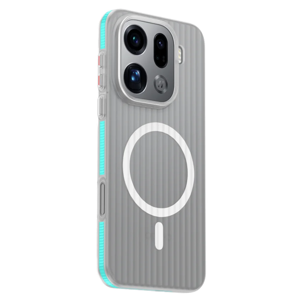 OPPO Premium Transparent Magnetic Anti-Slip Protective Case
