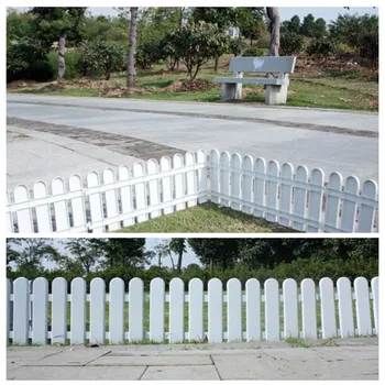 White Garden Border Fence 3