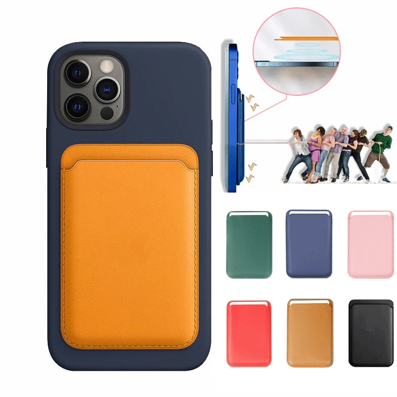 Per Apple Magsafe Porta Carte Di Credito Magnetico Porta Carte Di Credito Deluxe Pu Porta Carte Magnetiche Per 13 12 Porta Carte Di Credito