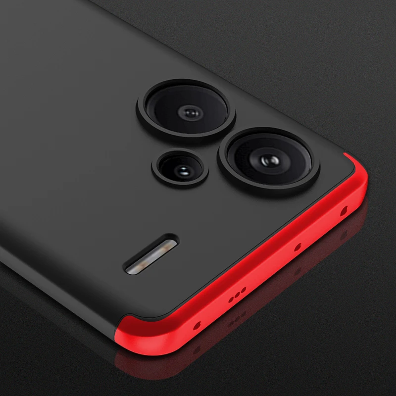 360° Full Protection Matte Shockproof Case - Hard Plastic Cover