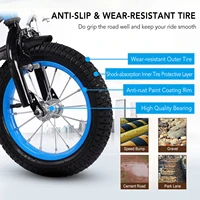 Vélo moderne pour enfants de 14/16 pouces, vélo pour garçons et filles, vélo pour tout-petits, hauteur réglable, avec panier amovible pour les enfants de 2 à 7 ans 5