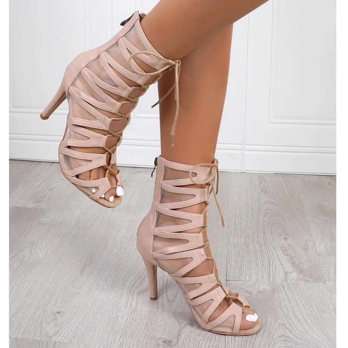 High Women Thin Heels Stilettos Jazz Dance Slipery Sole Customizable for Latin Dancing Sexy Booties Big Size 5