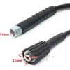 High Pressure Washer Hose with M22-15mm Thread Connector for Huter Car Washing hose Garden Cleaning Jet Wash Extension Pipe 3