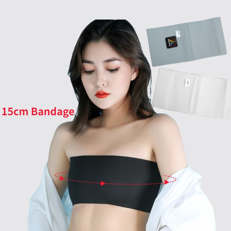 Description Picture 5 of itemTube Whole Bandage Chest Binder Pullover Breast Binder Flat Chest Supporter Cosplay Lesbian Strapless Chest Binder