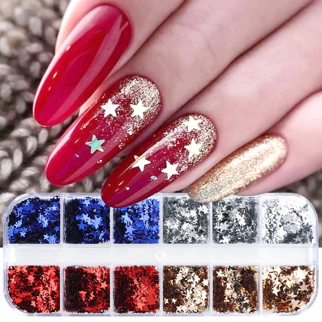 Mix Metallic Nail Stickers